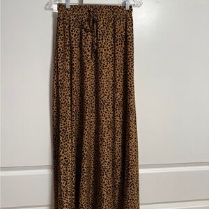 Stylish Animal Print Midi Skirt